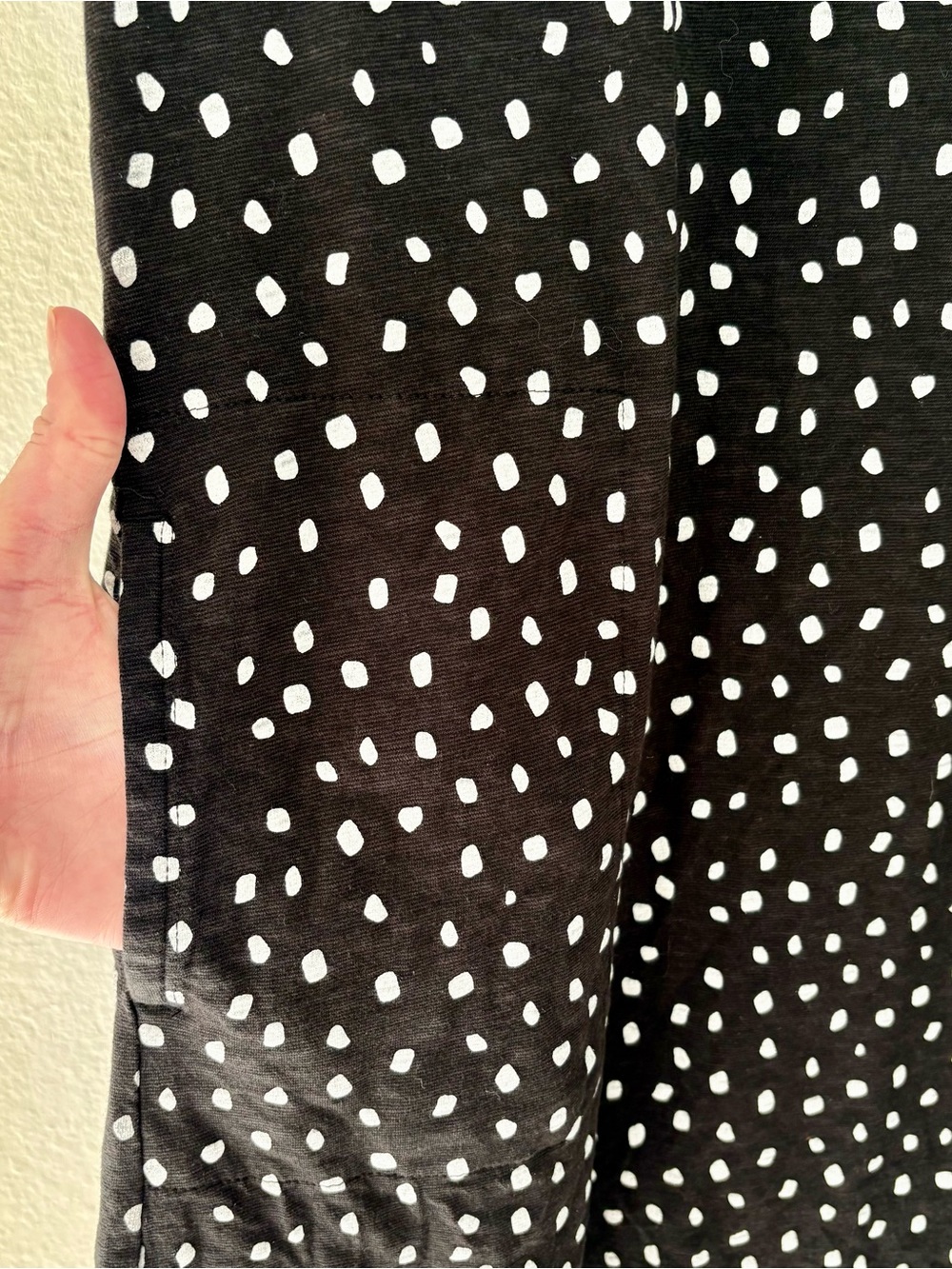 Toad & Co Windermere II T-Shirt Dress Black White Painterly Dot Pockets Tencel S - Picture 4 of 7